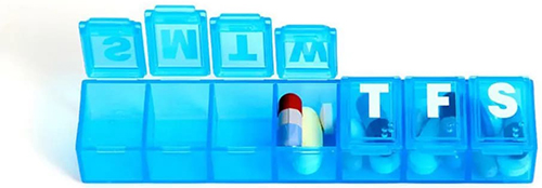 MEDS PORTAPILLOLE SETTIMANALE