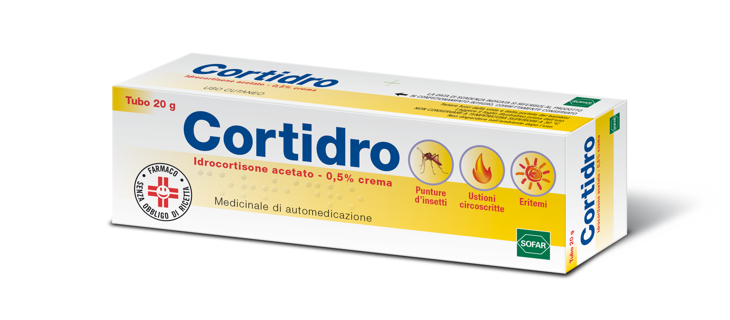 CORTIDRO*CREMA 20G 0,5%