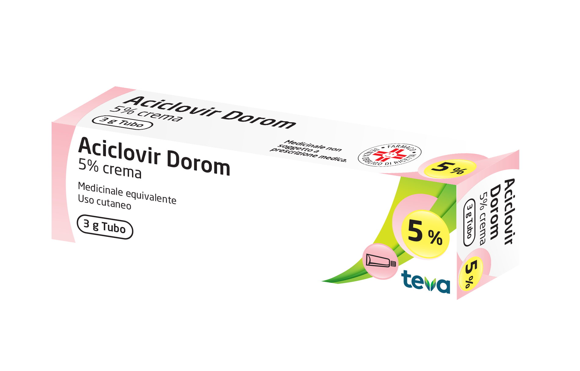 ACICLOVIR DOROM*CREMA 3G 5%