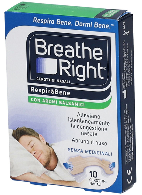 BREATHE RIGHT BALSAMICI 10PZ BREATHE RIGHT BALSAMICI 10PZ