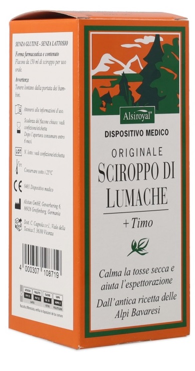 SCIROPPO LUMACHE ORIG ALSITAN SCIROPPO LUMACHE ORIG ALSITAN