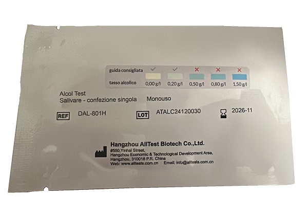 ALLTEST ALCOL RAPID TEST STRIP ALLTEST ALCOL RAPID TEST STRIP