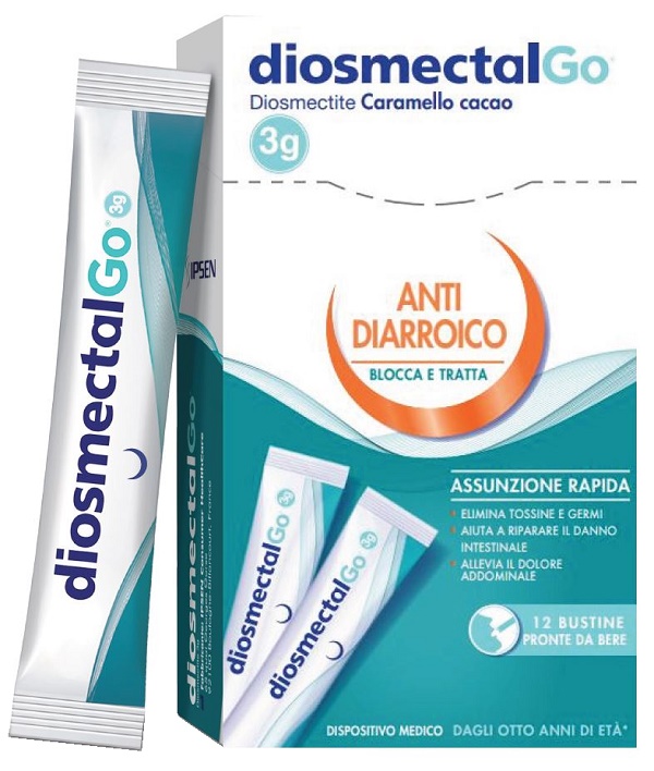 DIOSMECTALGO CARAMELLO CACAO 12 STICK