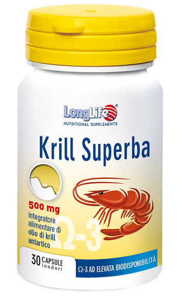 LONGLIFE KRILL SUPERBA 30 CAPSULE INODORI DA 600 MG LONGLIFE KRILL SUPERBA 30 CAPSULE INODORI DA 600 MG