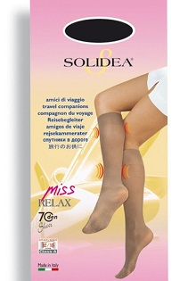 MISS RELAX 70 SHEER GAMBALETTO NERO 2 M