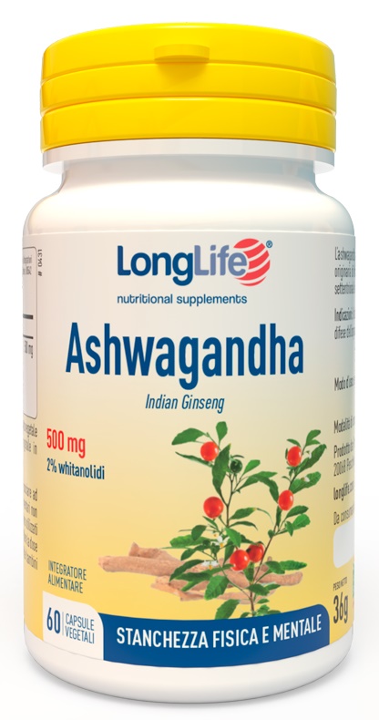 LONGLIFE ASHWAGANDHA 60 CAPSULE 500 MG LONGLIFE ASHWAGANDHA 60 CAPSULE 500 MG