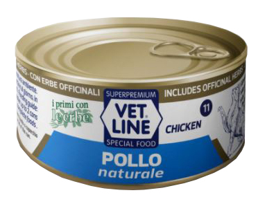 VET LINE PER GATTO POLLO NATURALE 70 G