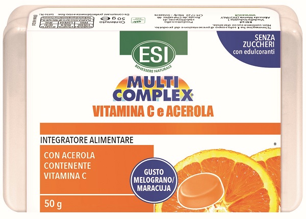 ESI MULTICOMPLEX VITAMINA C E ACEROLA CARAMELLE 50 G