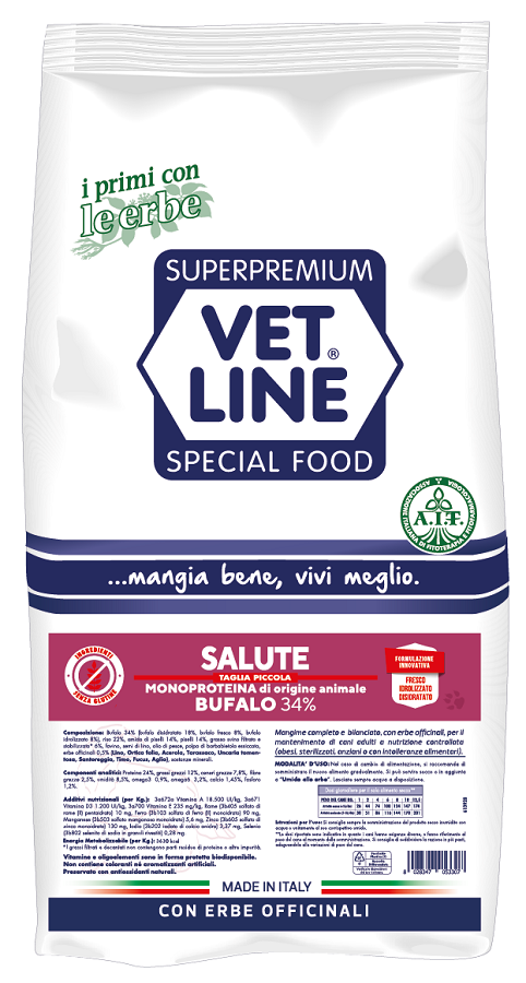 VET LINE SALUTE BUFALO TAGLIA PICCOLA 3 KG