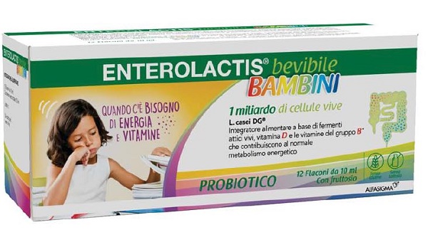 Enterolactis bevibile bambini