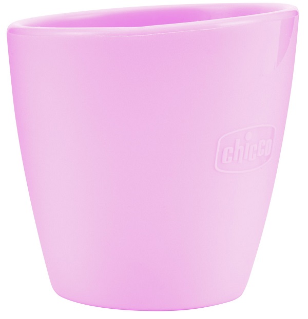 CHICCO BIBERON SILICONE ROSA 6 MESI+