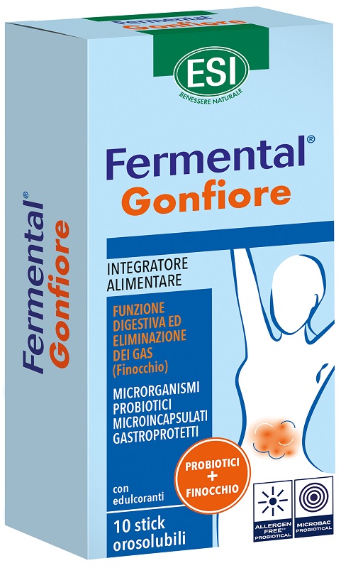 ESI FERMENTAL GONFIORE 10 STICK OROSOLUBILI