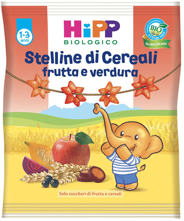 HIPP BIO STELLINE FRUTTA VERDURA 30 G