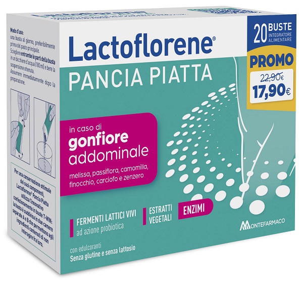 LACTOFLORENE PANCIA PIATTA 20 BUSTINE PROMO