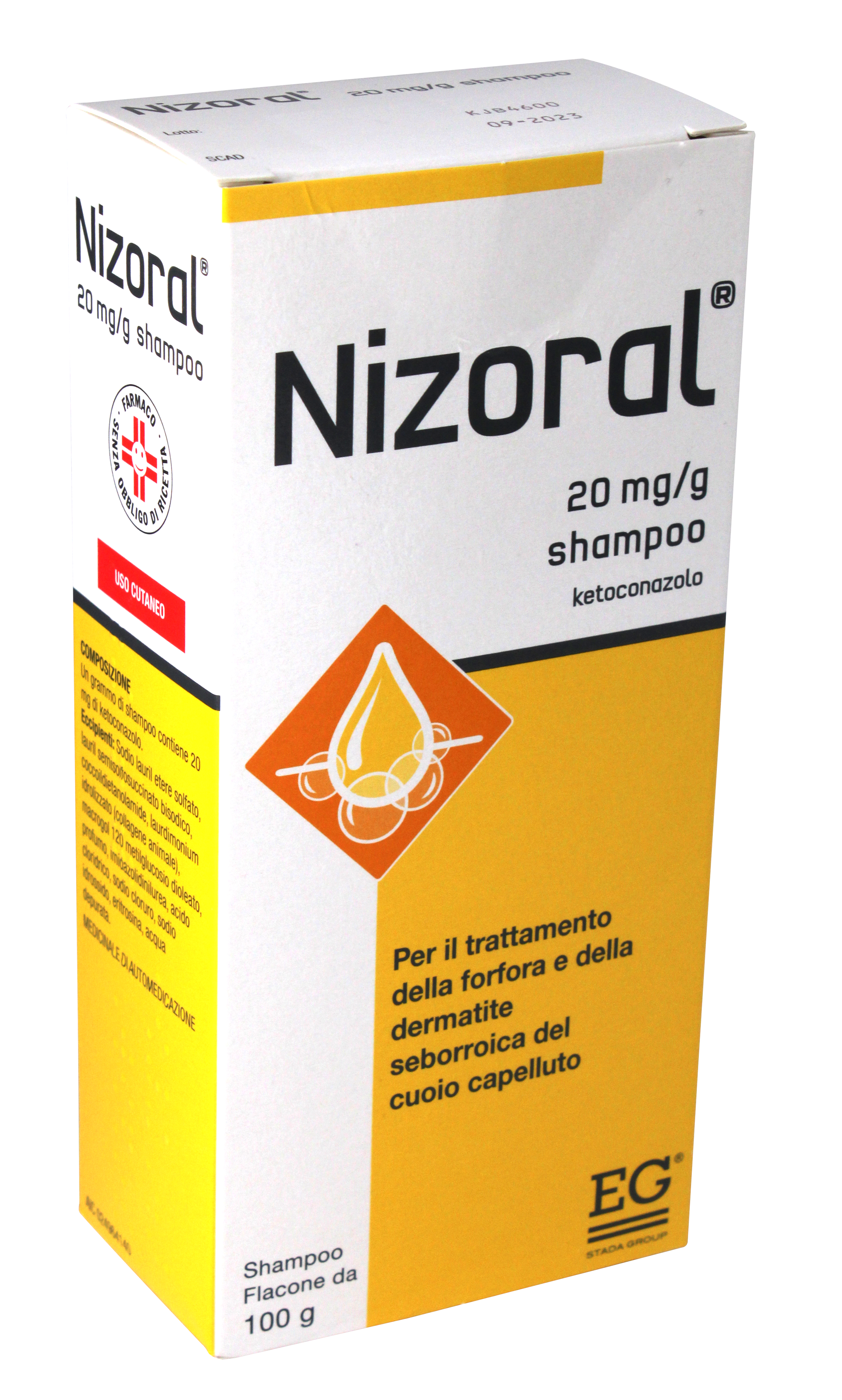 NIZORAL*SHAMPOO FL 100G 20MG/G