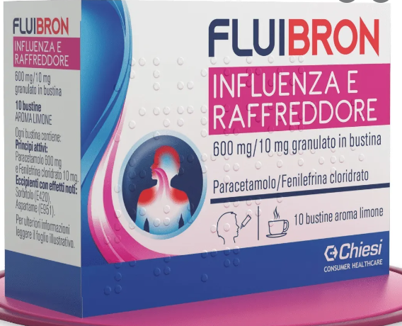 FLUIBRON INFLUENZA E RAFF*10BS